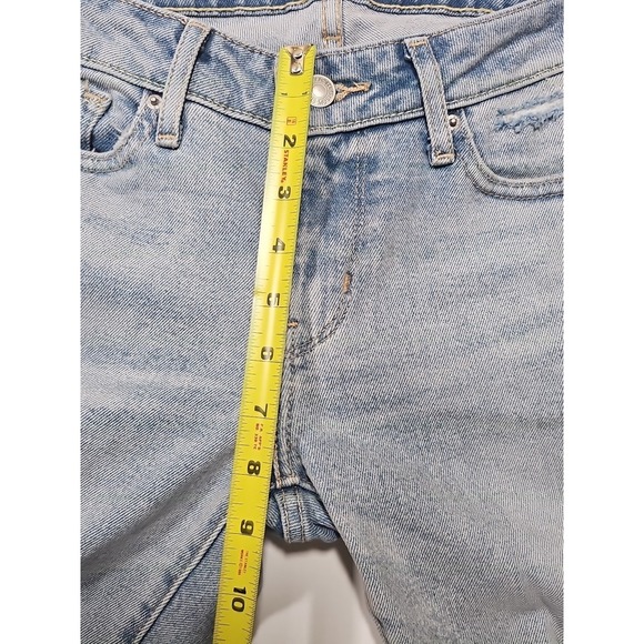 Levi's 711 Skinny Jeans Blue Stretch Denim Women's Size 27 (27W/30L) - S40197 - Picture 6 of 11